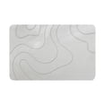 thumbnail image 1 of Stone Bath Mat, Dries Quickly, Non-Slip Diatomaceous Earth Bath Mats for Bathroom, Absorbent Stone Shower Mat, Easy to Clean, 23.62" x 15.75", 1 of 5
