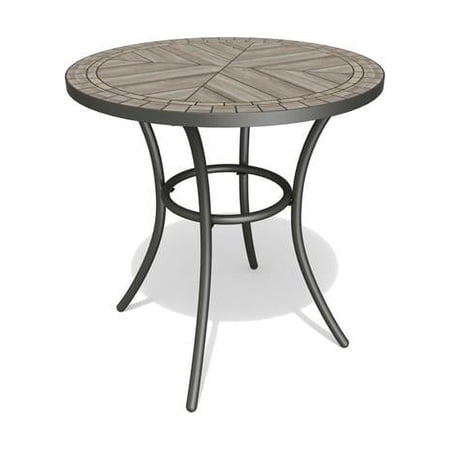 Stone Bistro Table, Brown - Round