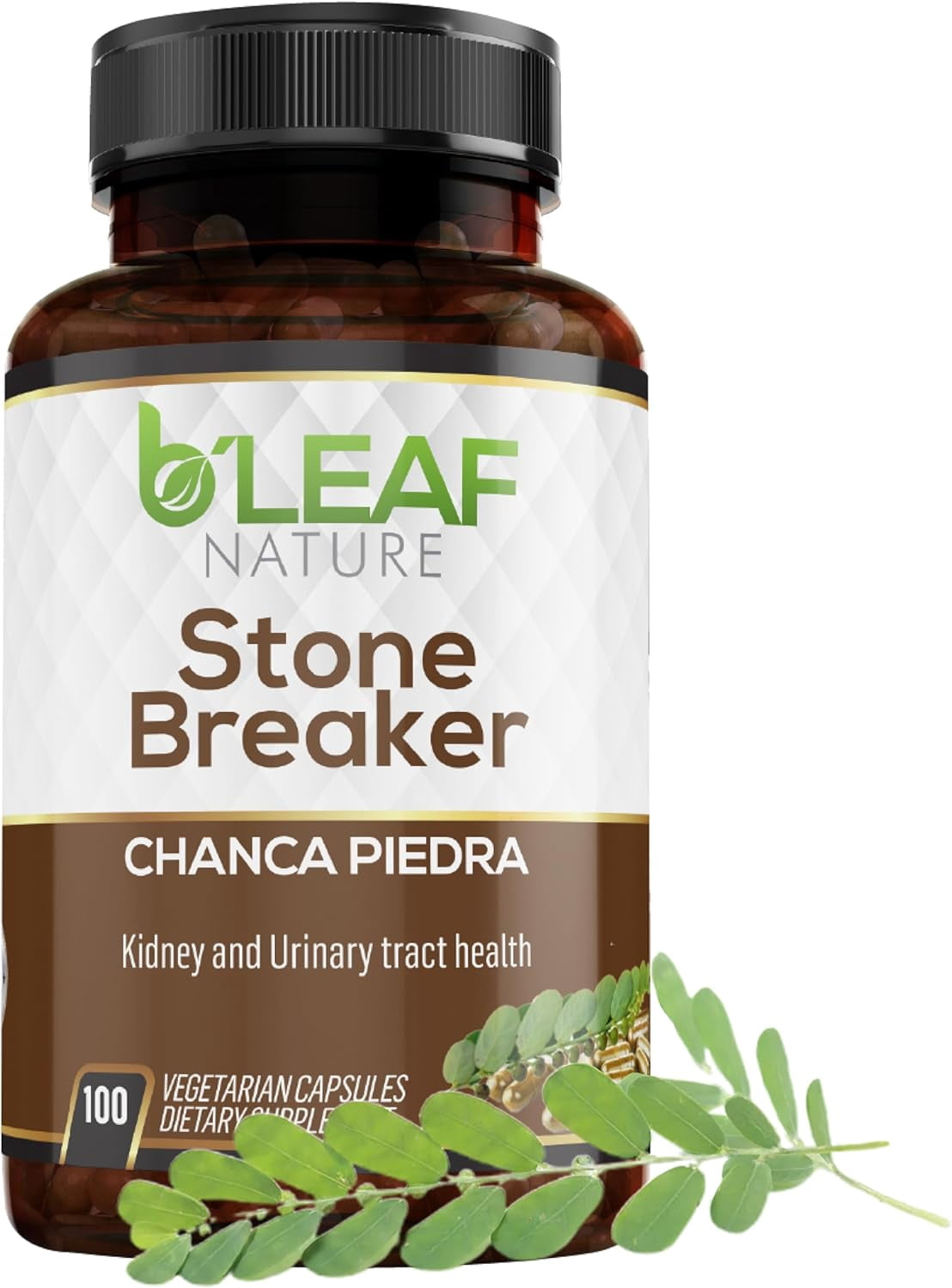 Stone Breaker Chanca Piedra Extract 1000mg - Urinary Tract and Kidney Support - 100 Vegetarian Capsules