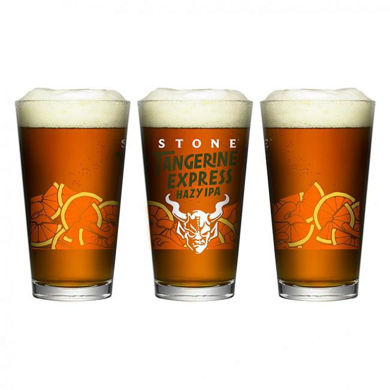 Stone Brewing 823863 Stone Tangerine Express Hazy IPA Pint Glass