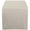 thumbnail image 1 of Stone Brown Solid Chambray Table Runner 14x108", 1 of 3