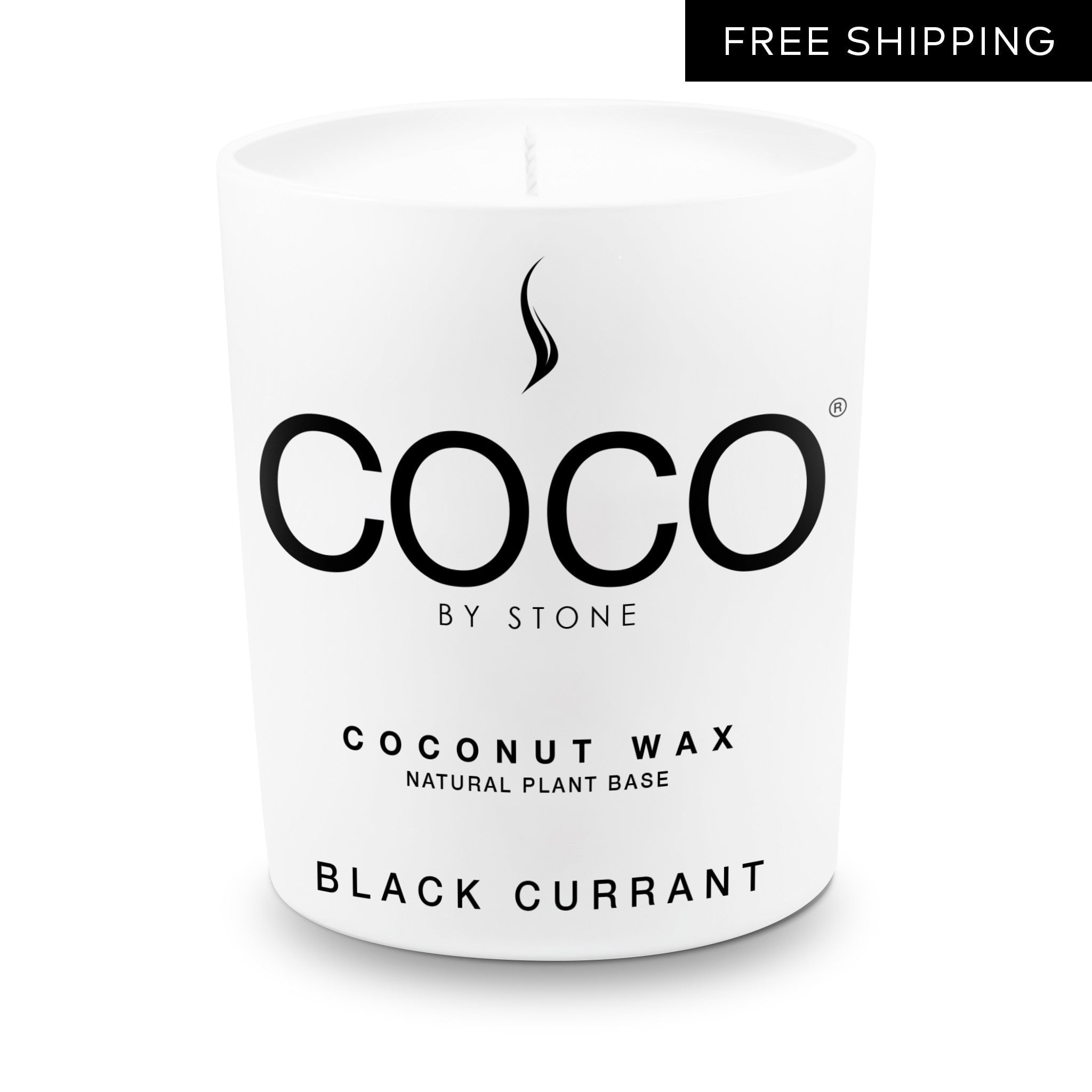Stone Candles COCO11BC Coconut Candle