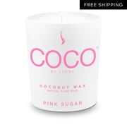 Stone Candles COCO11PS 11 oz Coconut Candle - Pink Sugar