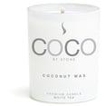 thumbnail image 1 of Stone Candles COCO11WT 11 oz Coconut Candle - White Tea, 1 of 14