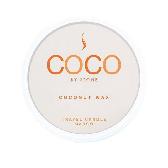 Stone Candles COCOT4MA 3 oz COCO Travel Tin - Mango