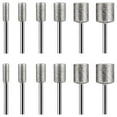 thumbnail image 1 of Stone Carving Set,12PCS Diamond Burr Bits for Stone Rocks Glass Ceramics Rotary Tools(4mm 5mm 6mm 8mm 10mm 12mm), 1 of 3