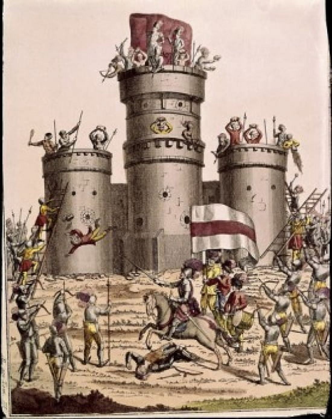 Stone Castle of the Middle Ages Artist Unknown Canvas Art - (24 x 36)