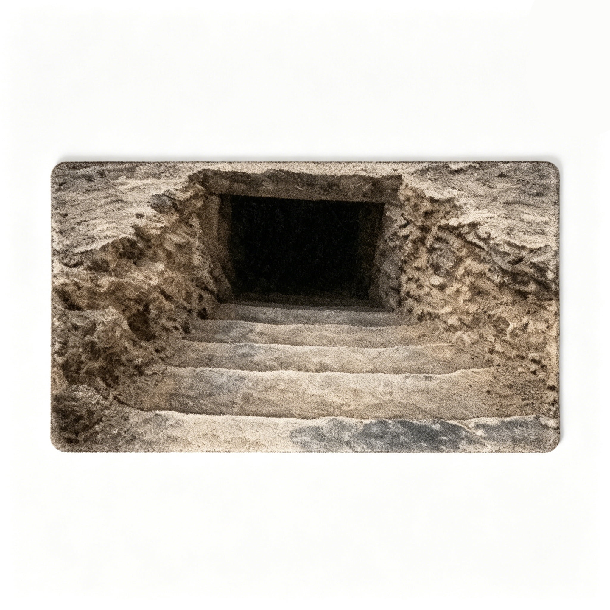 Stone Cave Entrance 3D Floor Mat Creative Visual Illusion Rug - Walmart.com