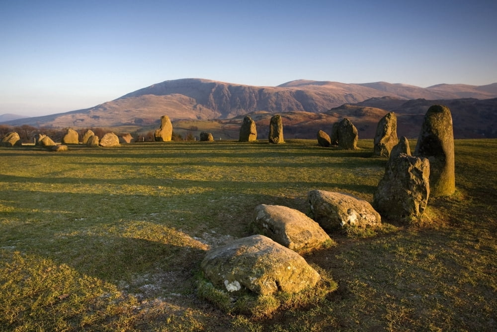 Stone Circle Canvas Art - John Short Design Pics (18 x 12)