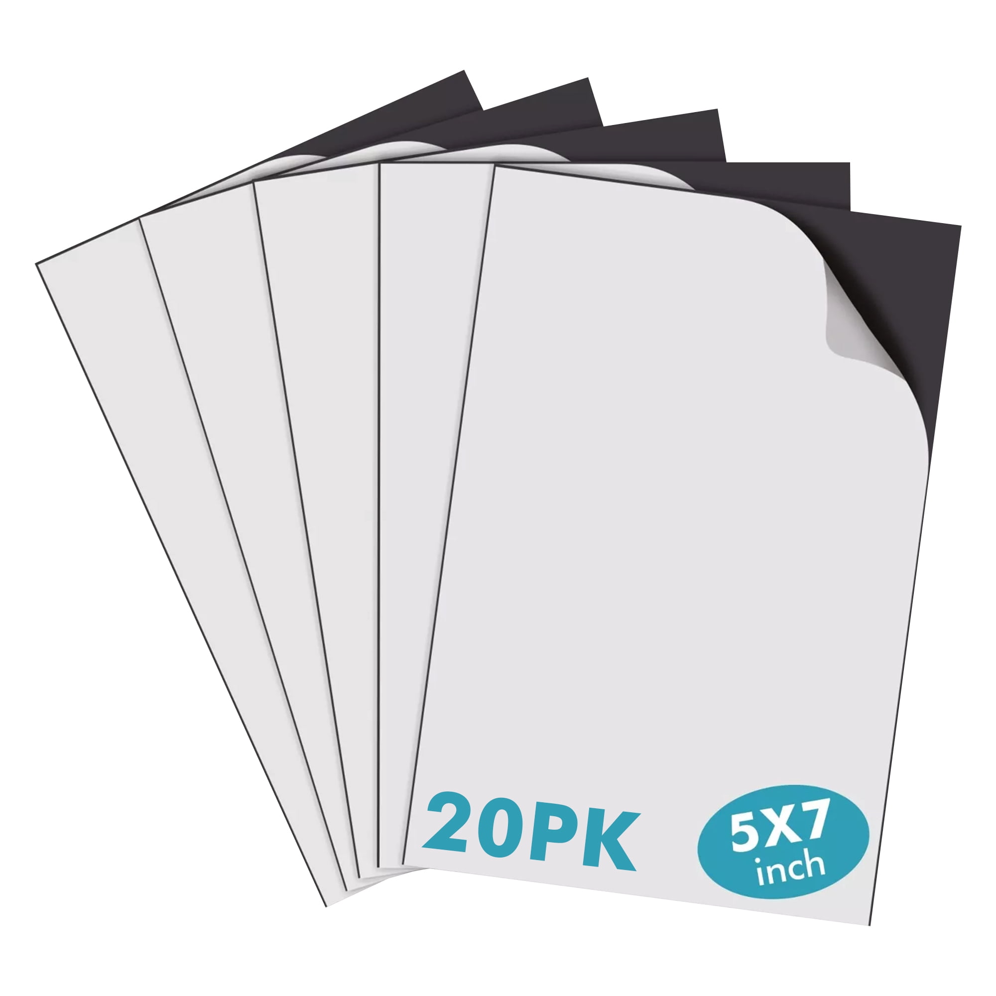 Stone City Magnetic Sheets with Adhesive Back 5x7 20PK Photo Magnet ...