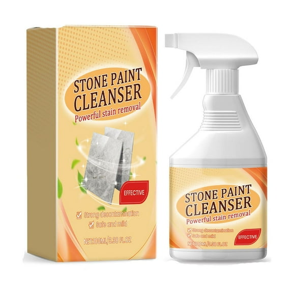 Stone Cleaner, Natural Stone Surface Cleaner, Marble Granite Travertine Cleaner, Stone Stain Remover 100ml