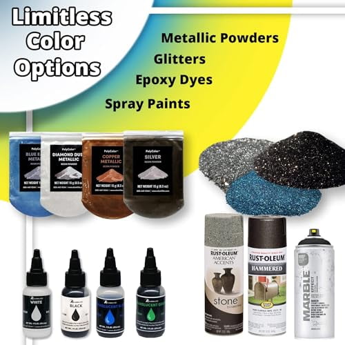 Stone Coat Countertops Epoxy Kit 1/2 Gal Heat Resistant, Food Safe