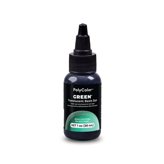 Stone Coat Countertops Liquid Epoxy Dye 1 oz – Highly Concentrated, Vibrant Colorant for Epoxy Resin Projects, Ideal for Custom Jewelry, Countertops, Tumbler, Art and Crafts Project (Green)