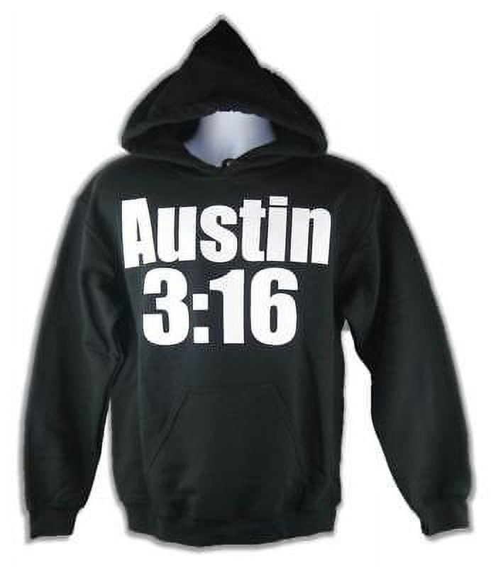 Stone Cold Steve Austin 3:16 Black Hoody Sweatshirt New XL - Walmart.com