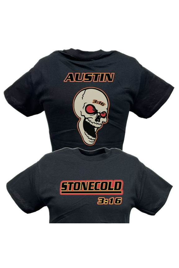 Stone Cold Steve Austin 3:16 Smiling Skull T-shirt