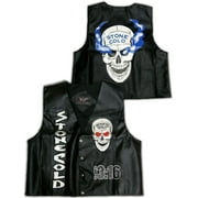 Stone Cold Steve Austin 3:16 Smoking Skull Vest XXL