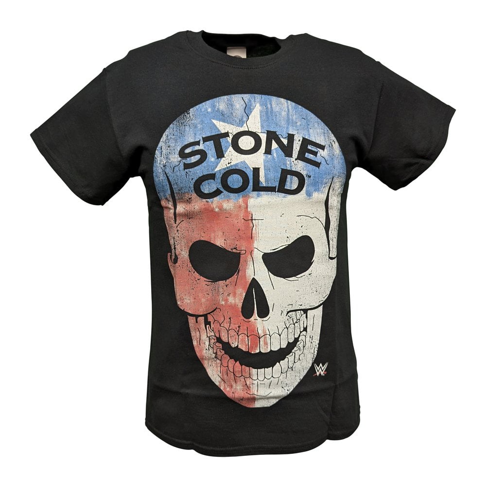 Hybrid Tees Stone Cold Steve Austin 3:16 Red Skull Mens T-Shirt (4XL)