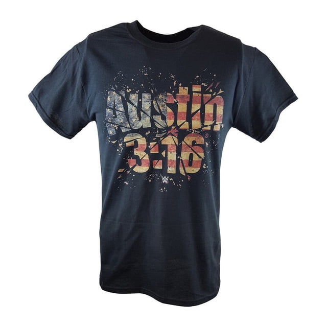 Stone Cold Steve Austin 3:16 USA WWE Mens Black T-shirt 3XL - Walmart.com