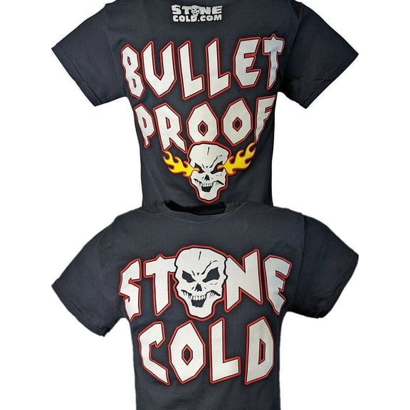 Stone Cold Steve Austin Bullet Proof Mens T-shirt L