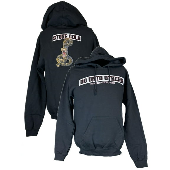 Stone Cold Steve Austin Do Unto Others Rattlesnake Hoody Sweatshirt
