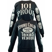 E.W.S. Stone Cold Steve Austin Long Sleeve Texas Venom 101 Proof Mens T-shirt 4XL