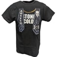 thumbnail image 1 of Stone Cold Steve Austin Mock Vest Black T-shirt, 1 of 5