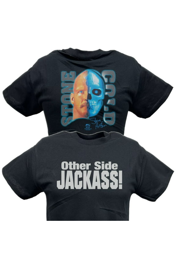 Stone Cold Steve Austin Other Side Skull Face T-shirt