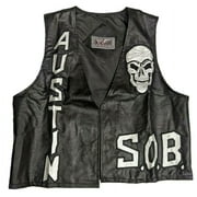 Stone Cold Steve Austin SOB 3:16 Skull Vest Black L