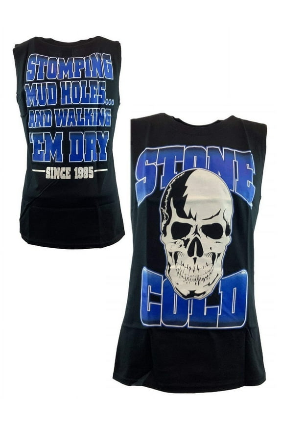 Stone Cold Steve Austin Stomping Mudholes Sleeveless Muscle T-shirt L
