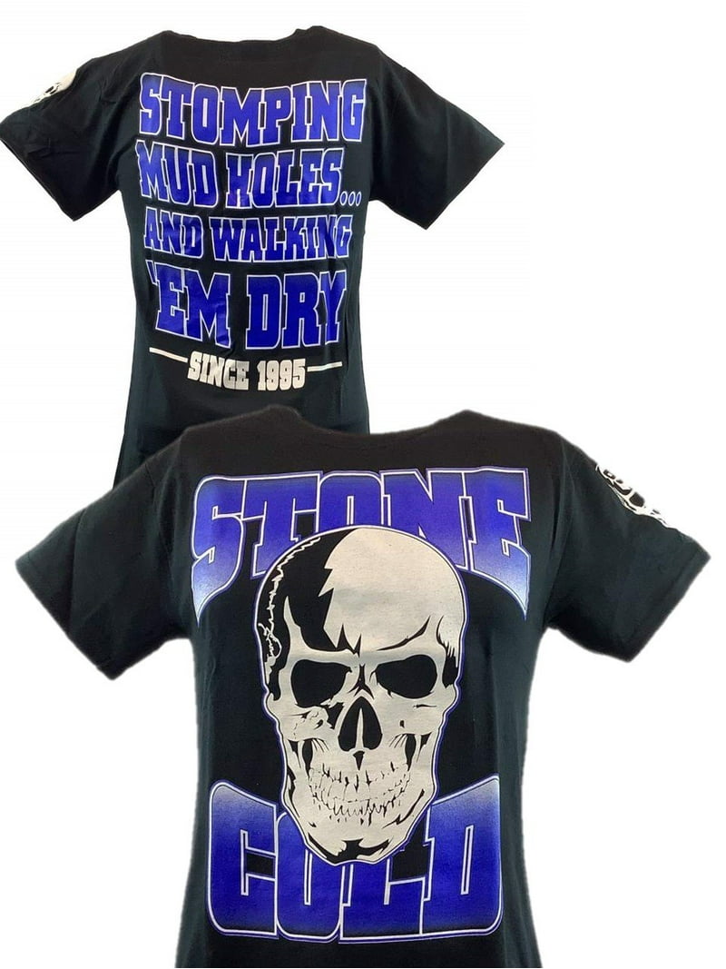 Stone Cold Steve Austin Stomping Mudholes T-shirt S - Walmart.com