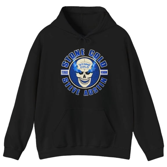 Stone Cold Steve Austin Texas Venom Smoking Skull Hoody Sweatshirt