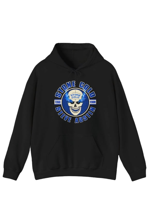 Stone Cold Steve Austin Texas Venom Smoking Skull Hoody Sweatshirt