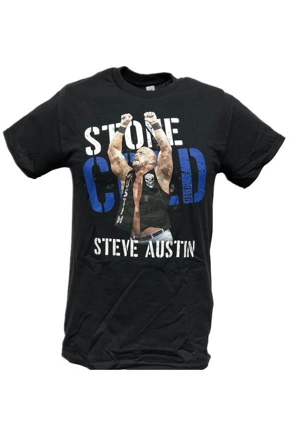 Stone Cold Steve Austin Top Rope Mens Black T-shirt