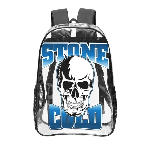 Stone Cold Steve Austin Transparent Backpack Fashion Travel Backpack Laptop Backpack 16 Inch