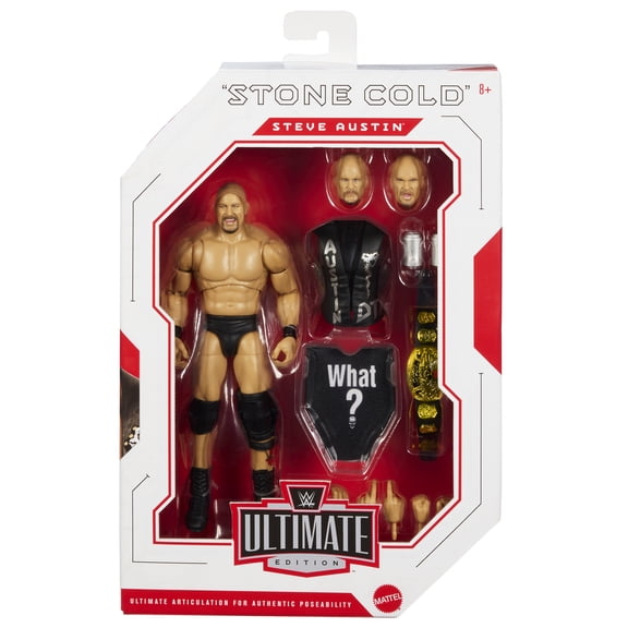 Stone Cold Steve Austin - WWE Ultimate Edition 32 Mattel WWE Toy Wrestling Action Figure