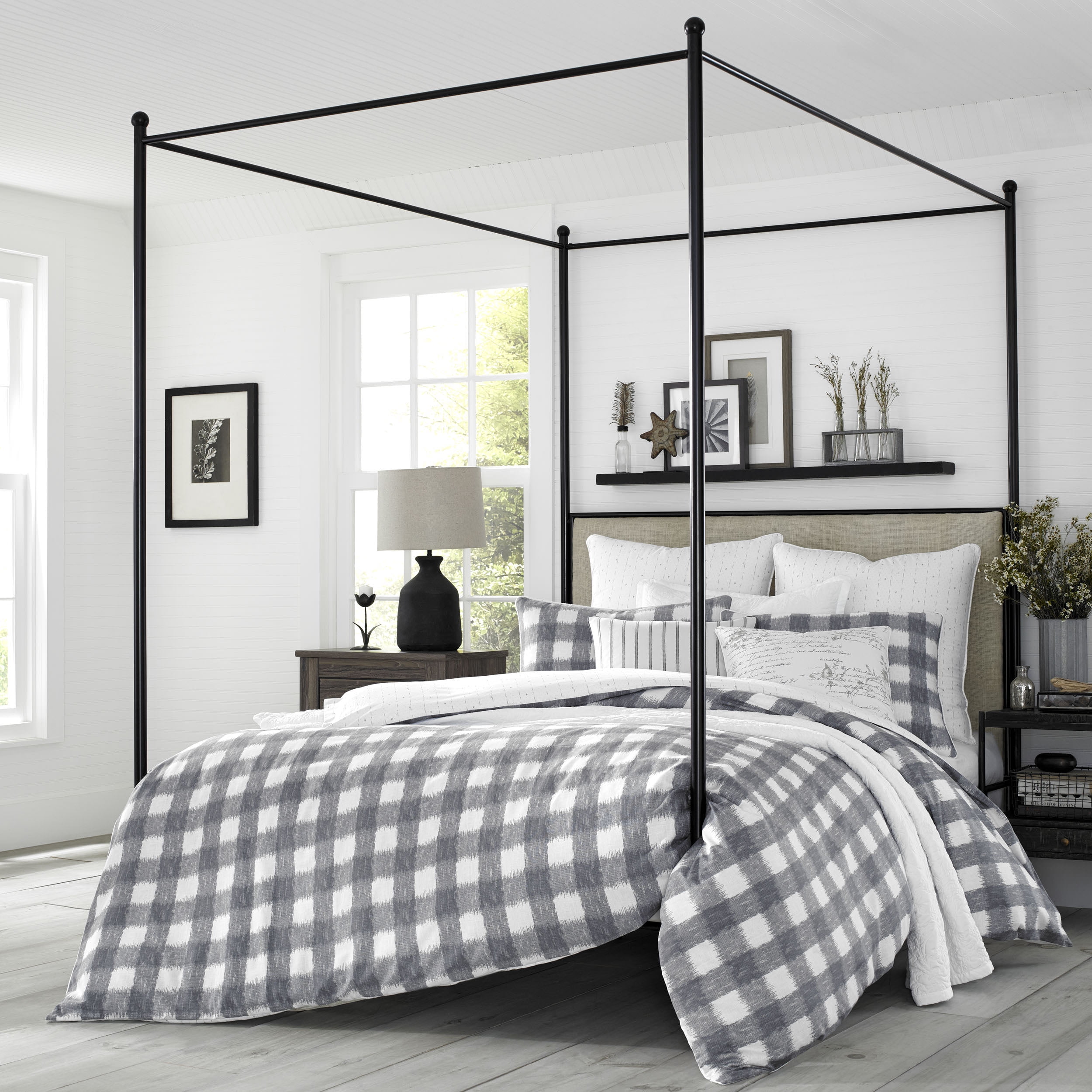 Stone Cottage Braxton Grey Comforter Set, Full/Queen