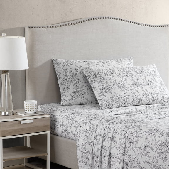 Stone Cottage Hawley Floral White Queen Sheet Set
