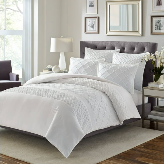 Stone Cottage Mosaic White Duvet Set, Full/Queen