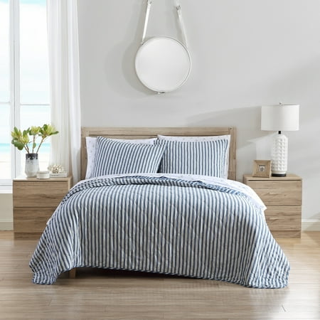 Stone Cottage Navy Stripes Quilt Set, King - Reversible (3-Piece) price history and forecast - Stone Cottage USHSA91145593
