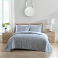 thumbnail image 1 of Stone Cottage Willow Way Ticking Stripe Navy Full/Queen Quilt Set, 1 of 12