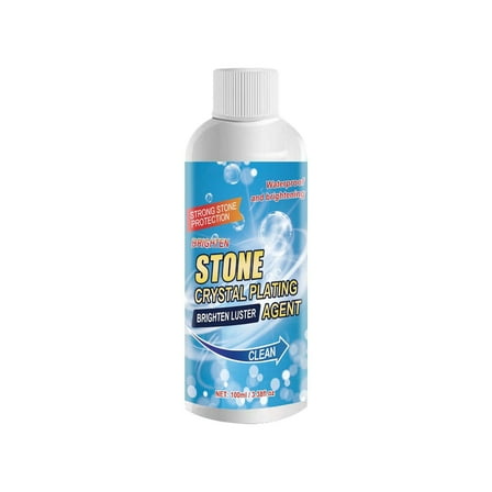 Stone Crystal Plating Agent, Nano Stone Crystal Plating Agen, Marble Cleaner Stain, Easy to Use, Pratical Home Cleaning Tool 100ml (3Pc)