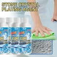 thumbnail image 1 of Stone Crystal Plating for Quartz, Granite, Marble - 2 Pack 100ml Countertop Cleaner, Sealer & Polisher - Scratch , Stain Removal, Waterproof Protection for Natural Stone Surfaces, 1 of 3
