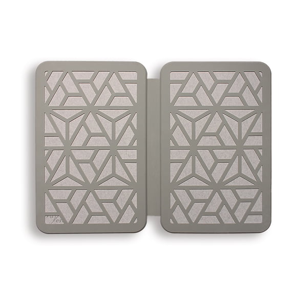 Farest Stone Dish Drying Mat – Quick Drying, Super-Absorbent Foldable Dry Pad with Silicone Webbing for Dish Protection, Fast-Drying, Light Grey