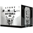 thumbnail image 1 of Stone ///Fear.Movie.Lions Hazy Double IPA Craft India Pale Ale Beer, 16 fl oz, 6 Pack Cans, 8.5% ABV, 1 of 6