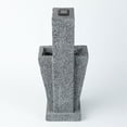 thumbnail image 1 of Stone Finish Column MgO Planter with Solar Light, 1 of 7