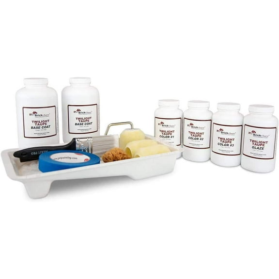 Stone Fireplace Paint Kit By Brick-Anew (Misty Harbor)