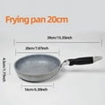 Stone Frying Pan28/26/24/20cm Wok Nonstick Pan Skillet Cauldron