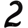 thumbnail image 1 of Stone Habor Hardware 4-Inch Smooth Matte Black Number, 1 of 1