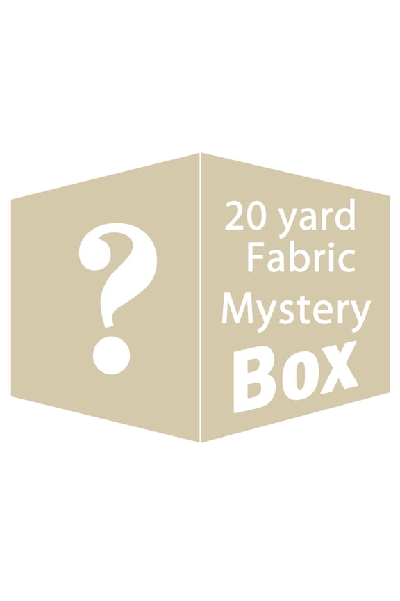 20-Yard Value Apparel Fabric Mystery Treat Box Assorted Fabric, Colors, Prints, Precut Lengths