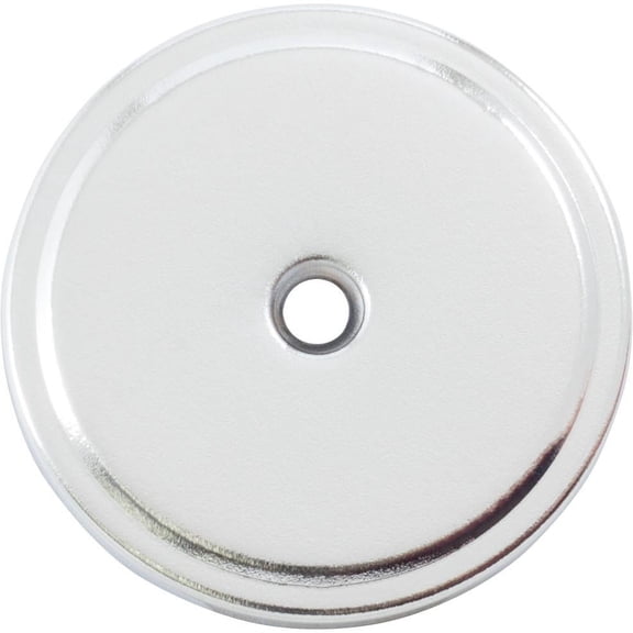 Stone Harbor Hardware Bi-Fold Closet Door Knob Backplate 1-3/4 Inches Polished Chrome